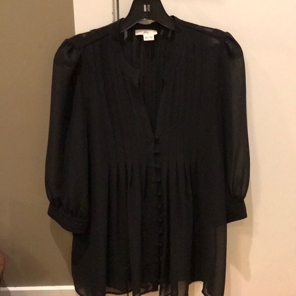 JOIE black blouse XS